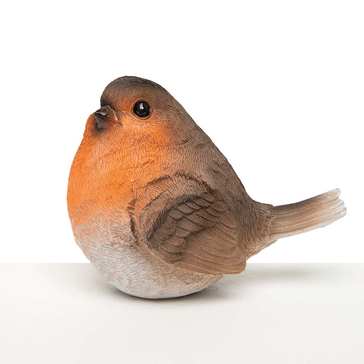 BIRD ROBIN RUST/BROWN 4.5IN X 2.5IN X 3.5IN RESIN - Click Image to Close