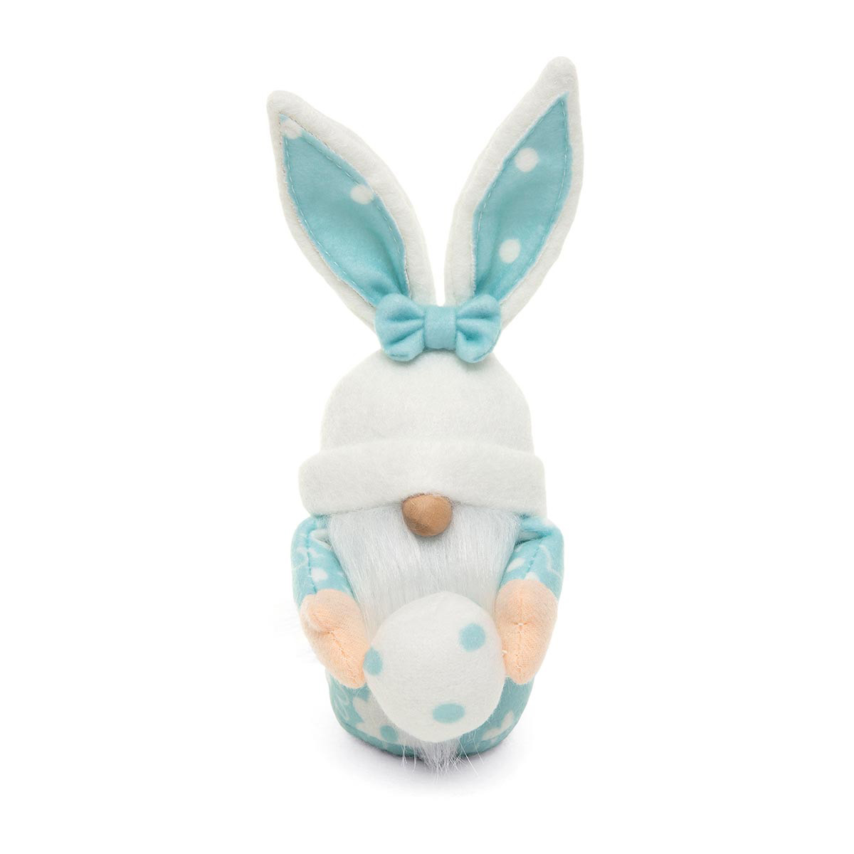 B50 MEADOW BLUE EASTER BUNNY GNOME BLUE/WHITE WITH BUNNY EARS,