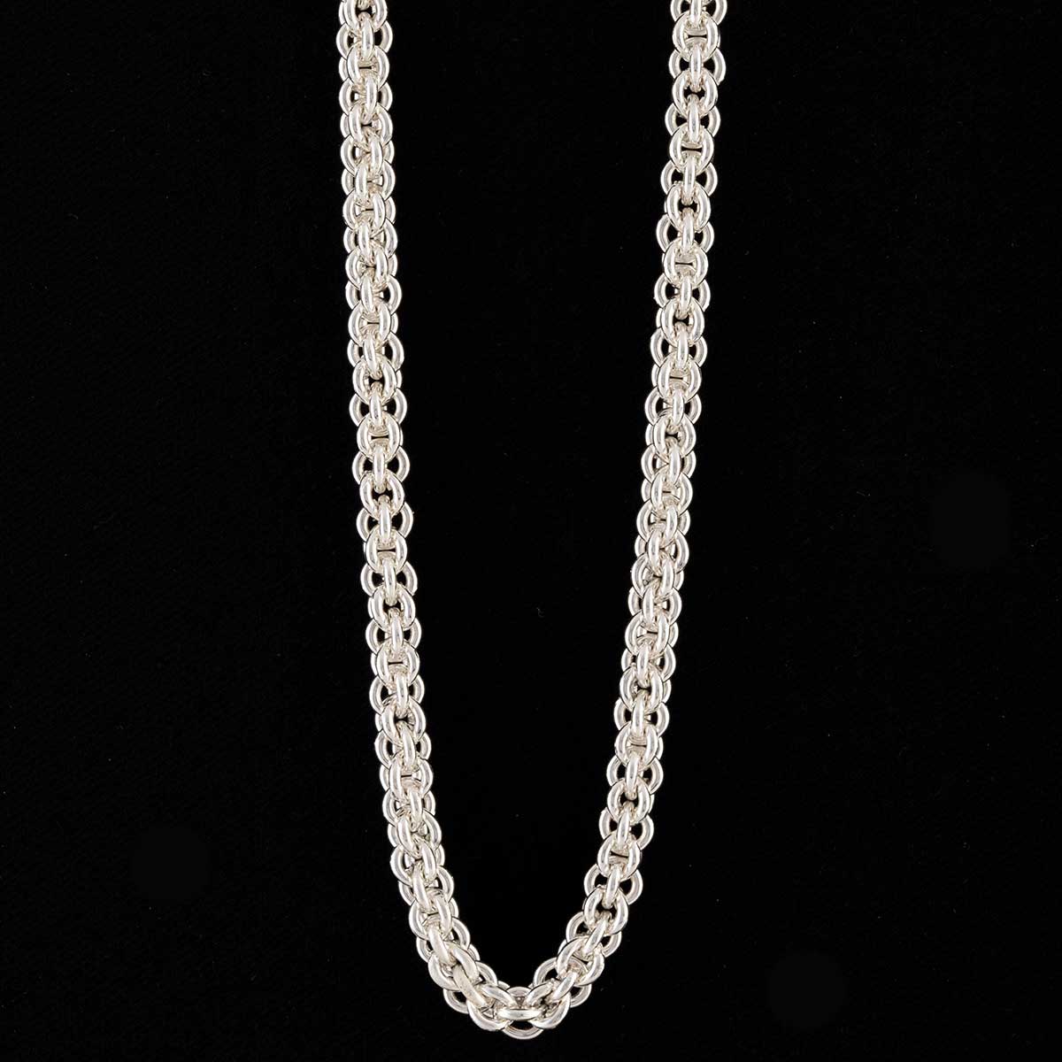Silver Chain Necklace with Magnetic Clasp