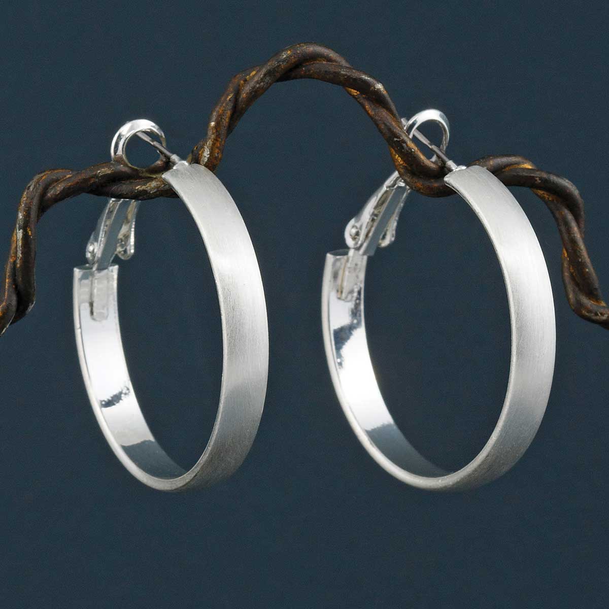 EARRINGS HOOP WIDE