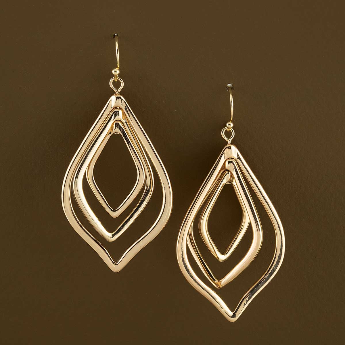 EARRINGS TRIPLE TEAR DROP