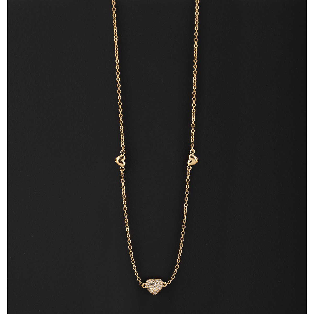 NECKLACE HEART GOLD