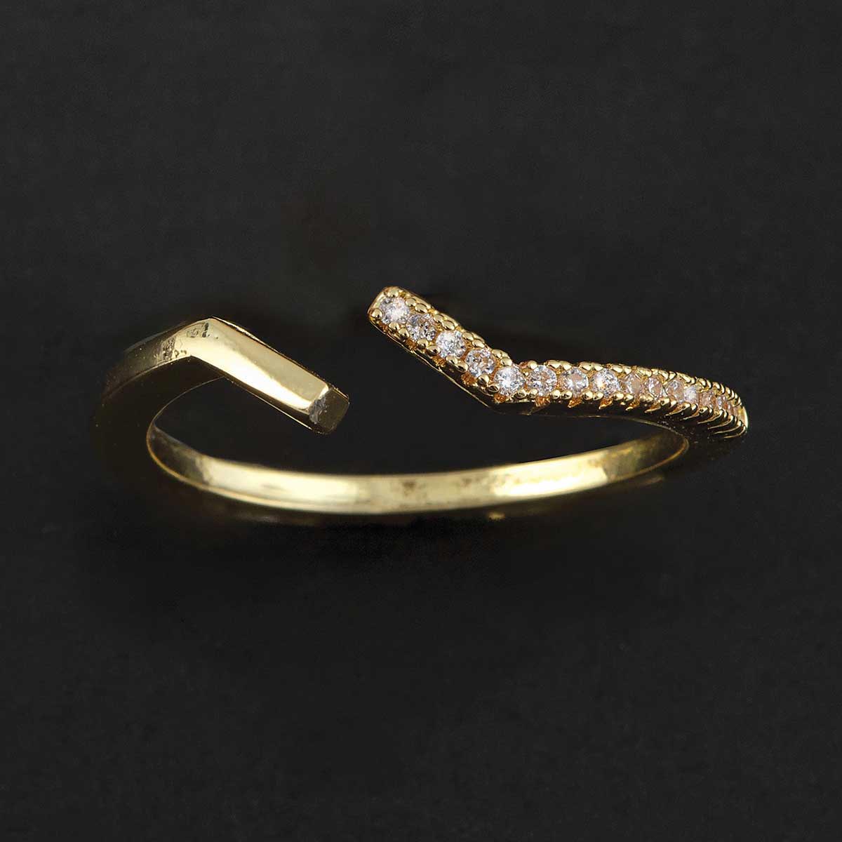 RING ZIGZAG GOLD