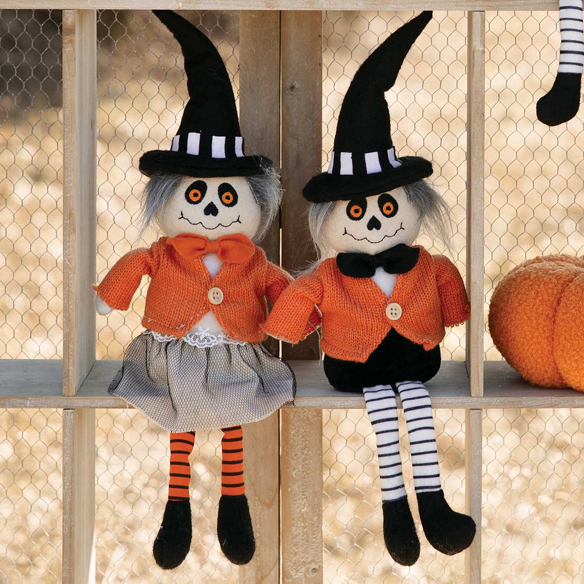 ROSEMARY AND CAIN HALLOWEEN PLUSH COUPLE LARGE