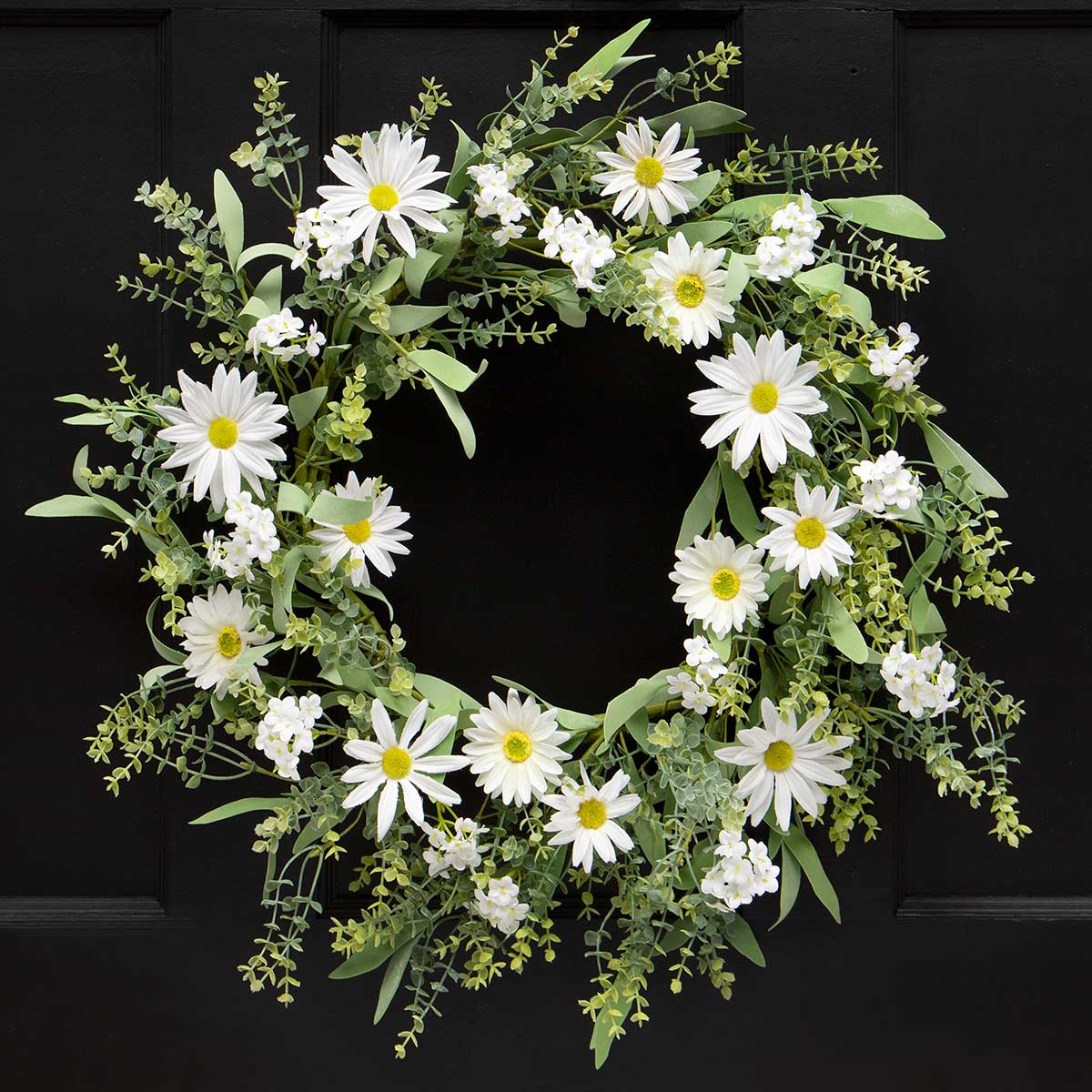 !Marguerite Daisy Wreath 27" (INNER RING 11")