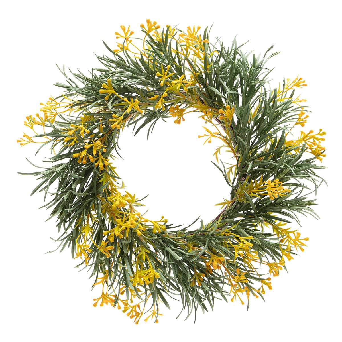 !Rosemary Wreath with Yellow Berries 12"