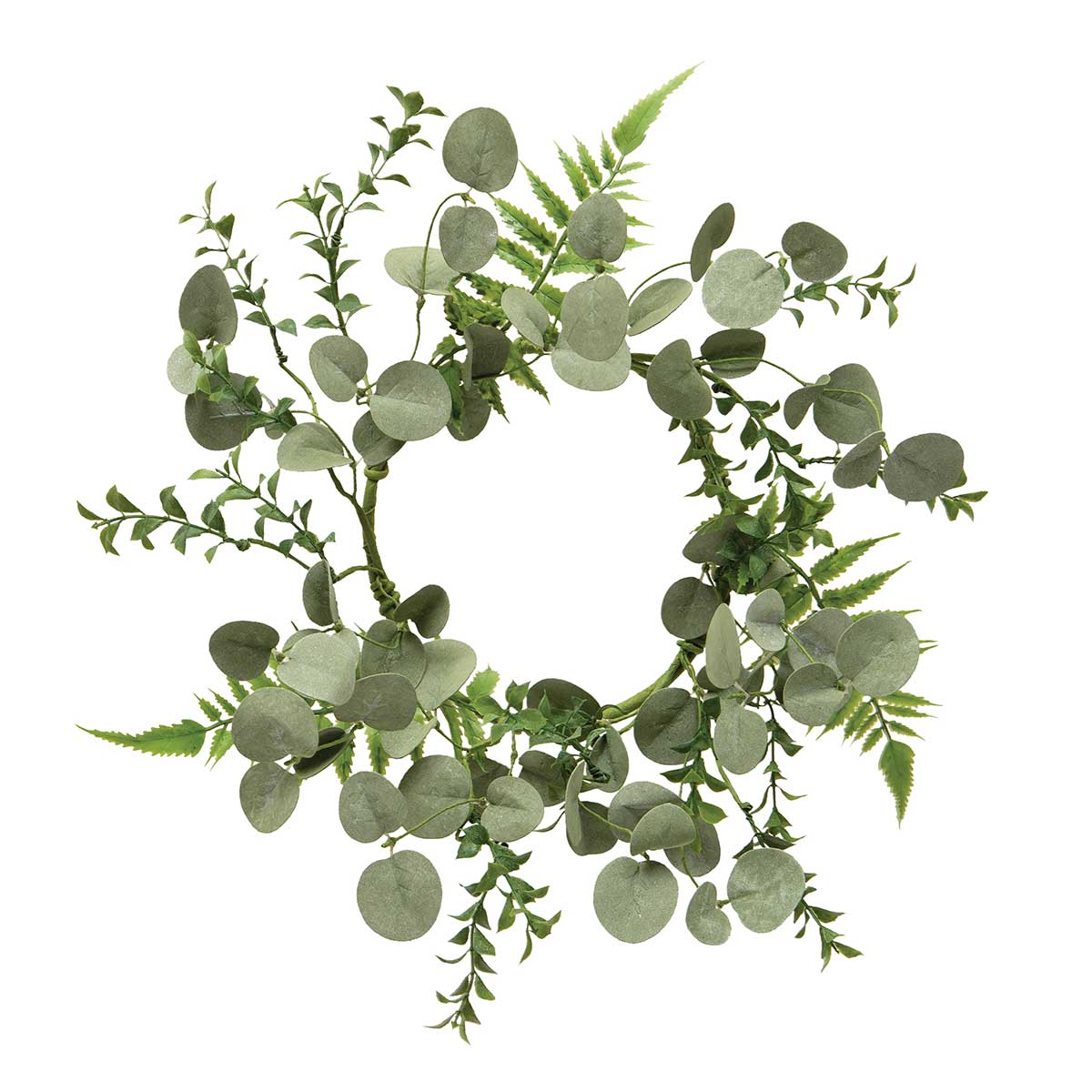 !Arbor Foliage Mini Wreath/Candle Ring 17"