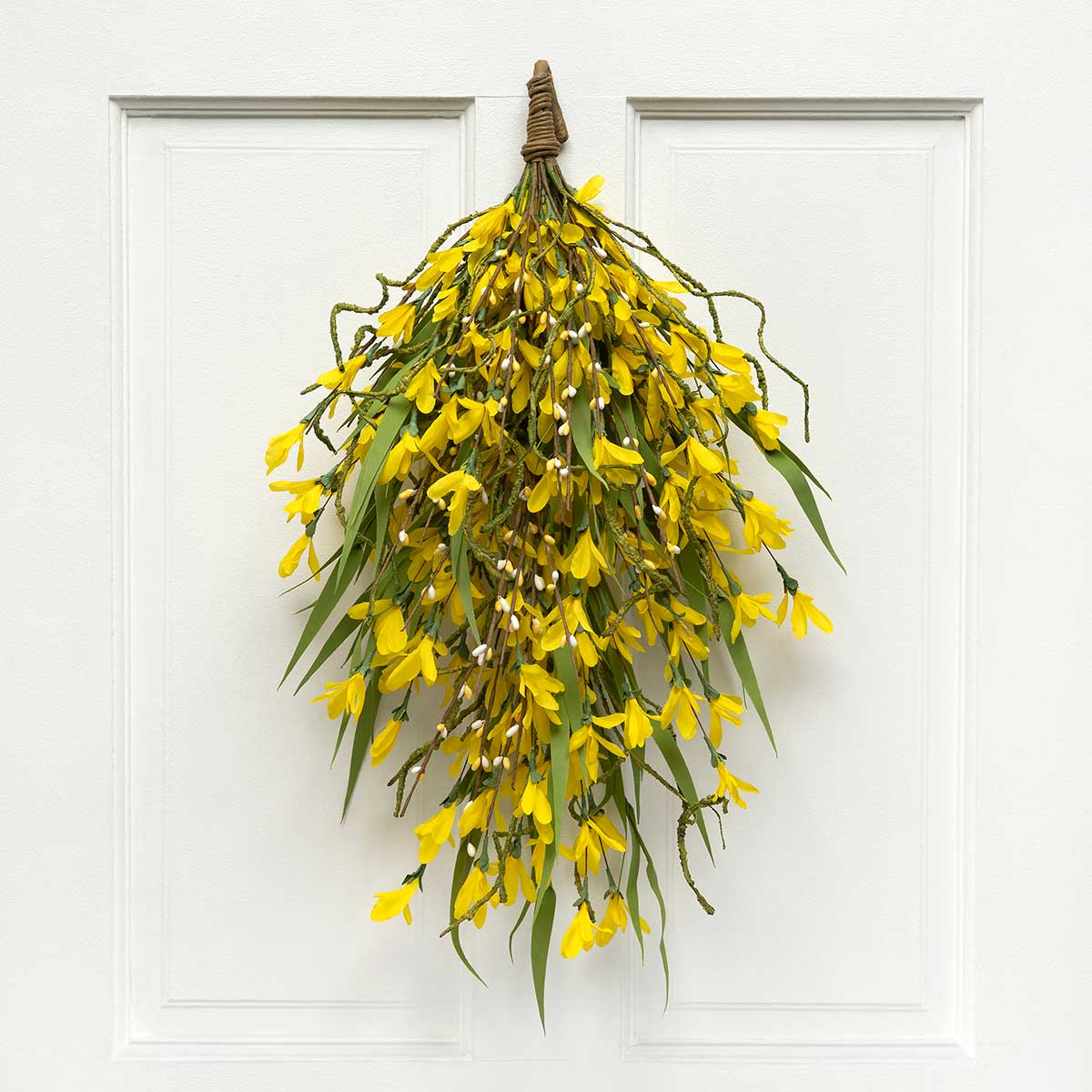 BOUGH FORSYTHIA/FAUX TWIGS 17IN X 25IN YELLOW POLYESTER