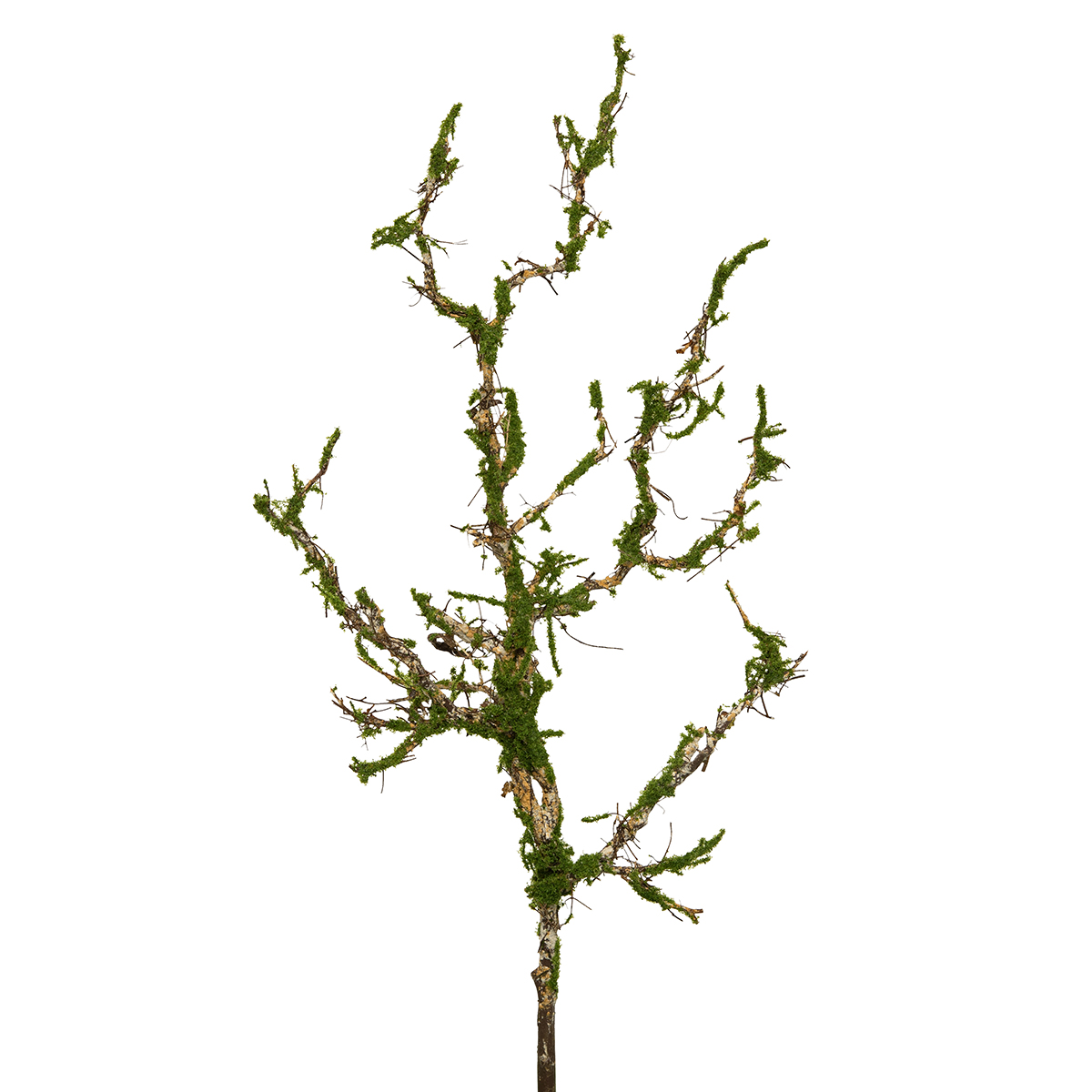 SPRAY FAUX MOSS AND TWIG 8IN X 19IN LICHEN MOSS - Click Image to Close