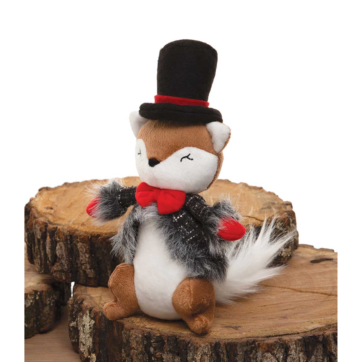 FOX WINTER CRITTER SMALL 7IN X 4IN X 8.5IN TAN/WHITE/BK/RE TOP - Click Image to Close