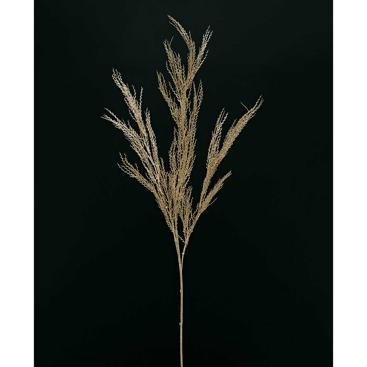 WILLOW GRASS SPRAY CHAMPAGNE WITH GLITTER 8"X36"