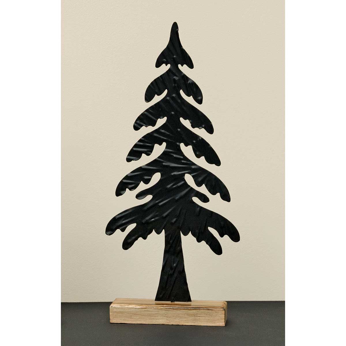 METAL TEXTURED TREE SIT-A-BOUT BLACK - Click Image to Close