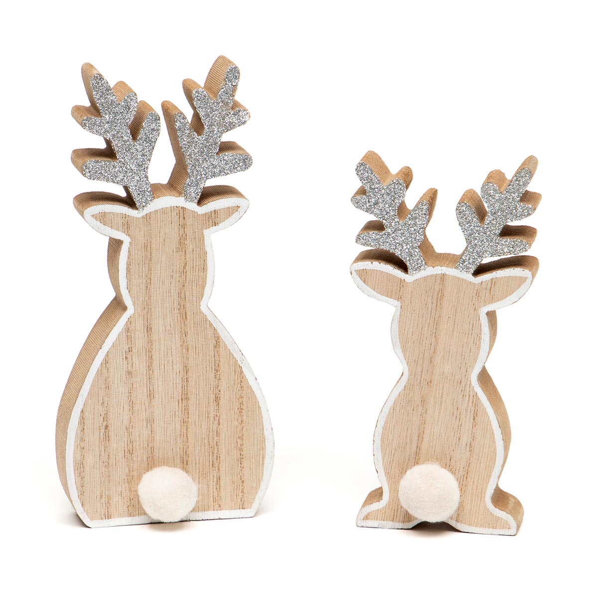 !Reindeer Wood Shelf Sitter