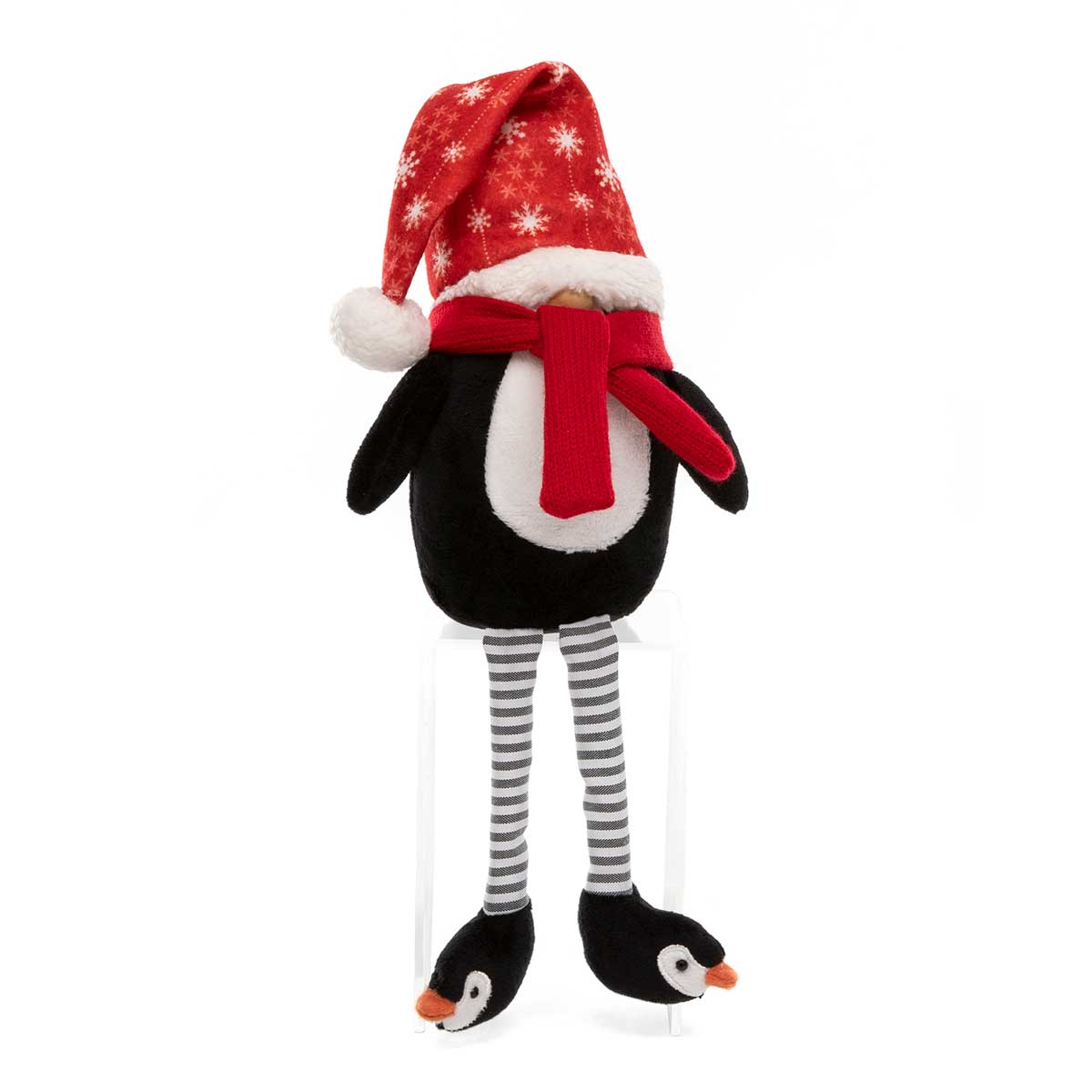 !PENGUIN GNOME WITH RED/WHITE WITH FLOPPY LEGS 20"