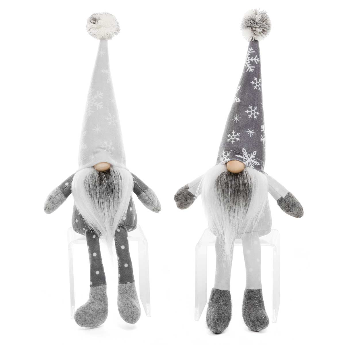 SNOWFLAKE GNOME WITH PINDOT 2 AST SMALL