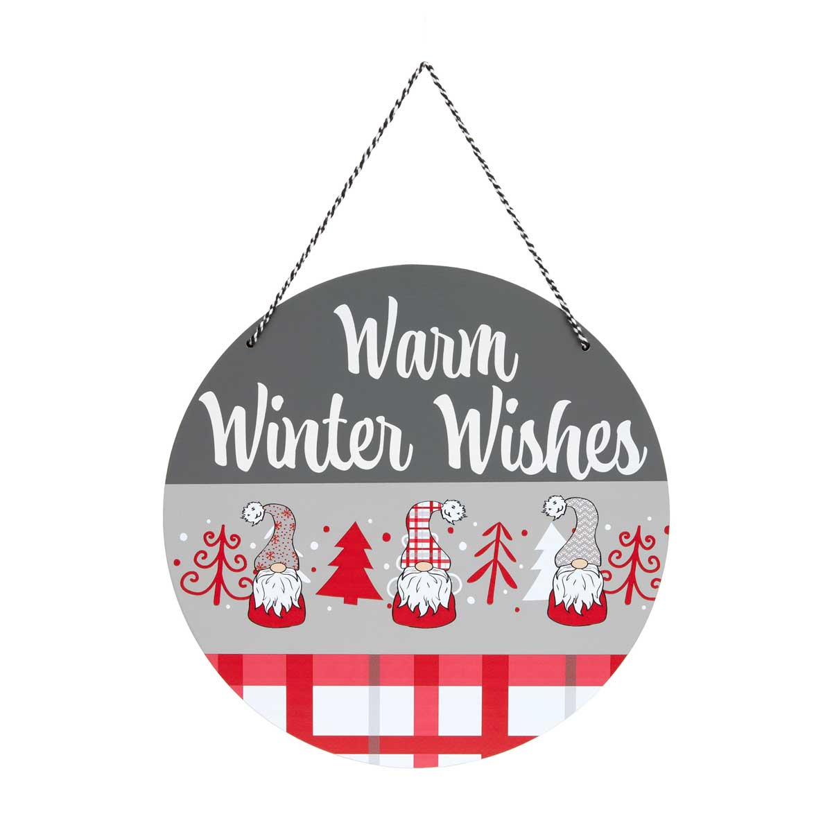 HOLIDAY WARM WINTER WISHES SIGN