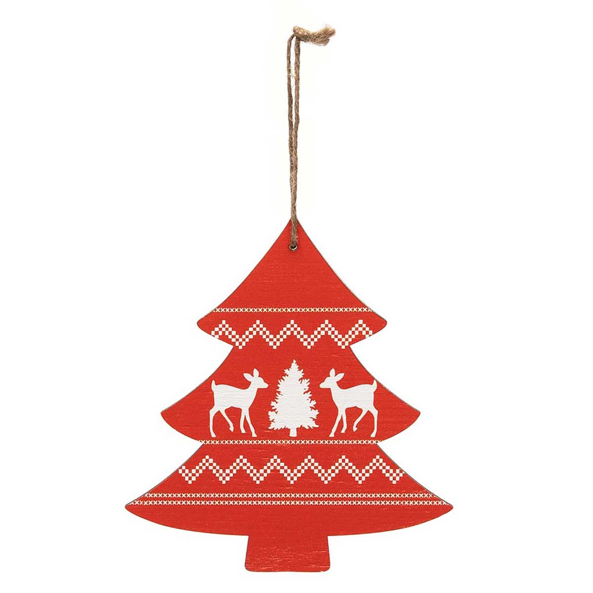 ORNAMENT SWEDISH TREE LARGE 5.75IN X .25IN X 6IN WOOD