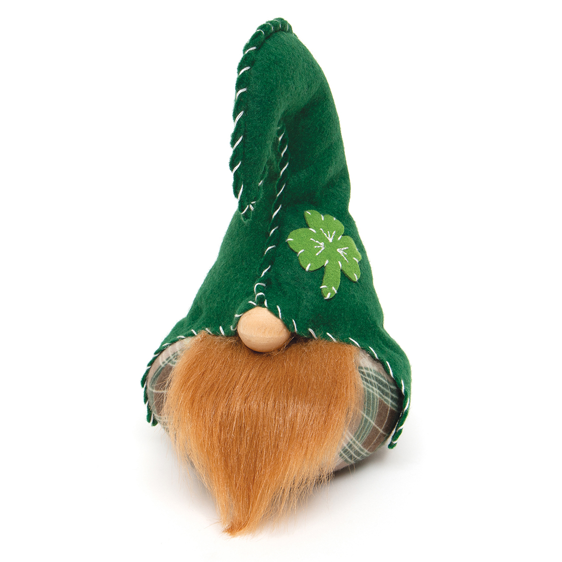 Shamrock Jester Hat Gnome with Stitching