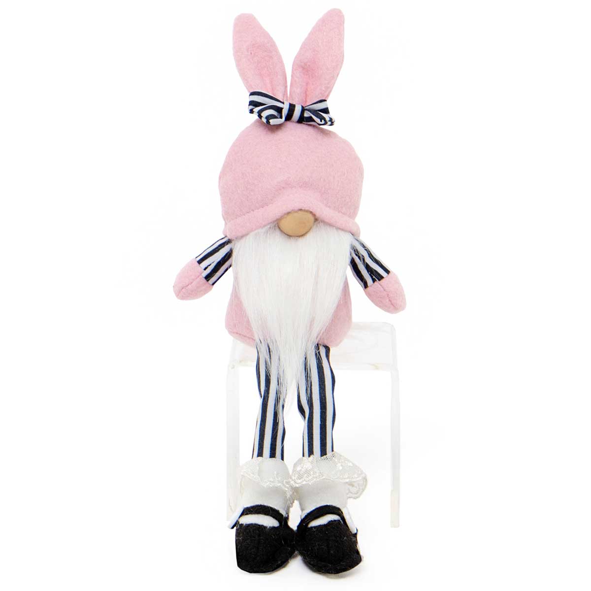 b50 GNOME DAPPER BUNNY WITH LEGS 3IN X 10.5IN