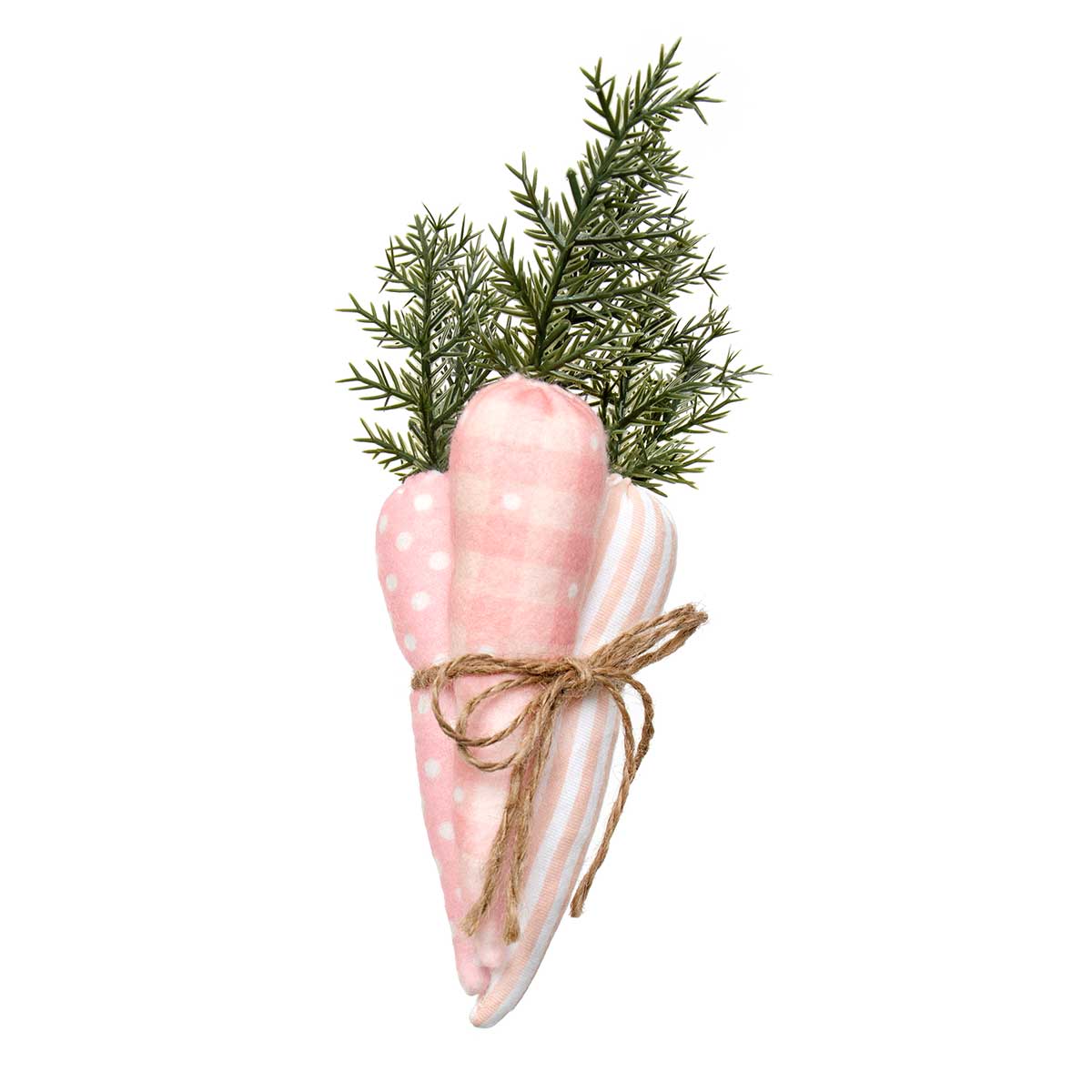 !Carrot Bundle Tied with Twine Pink/White