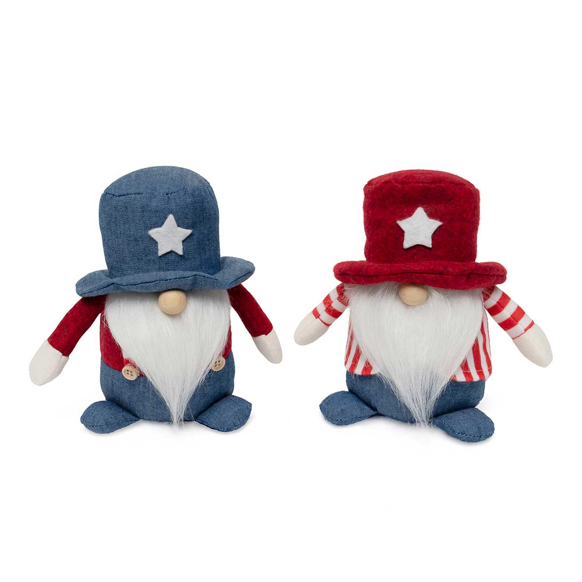 b50 Stars/Stripes Gnome with Wood Nose 7" Small