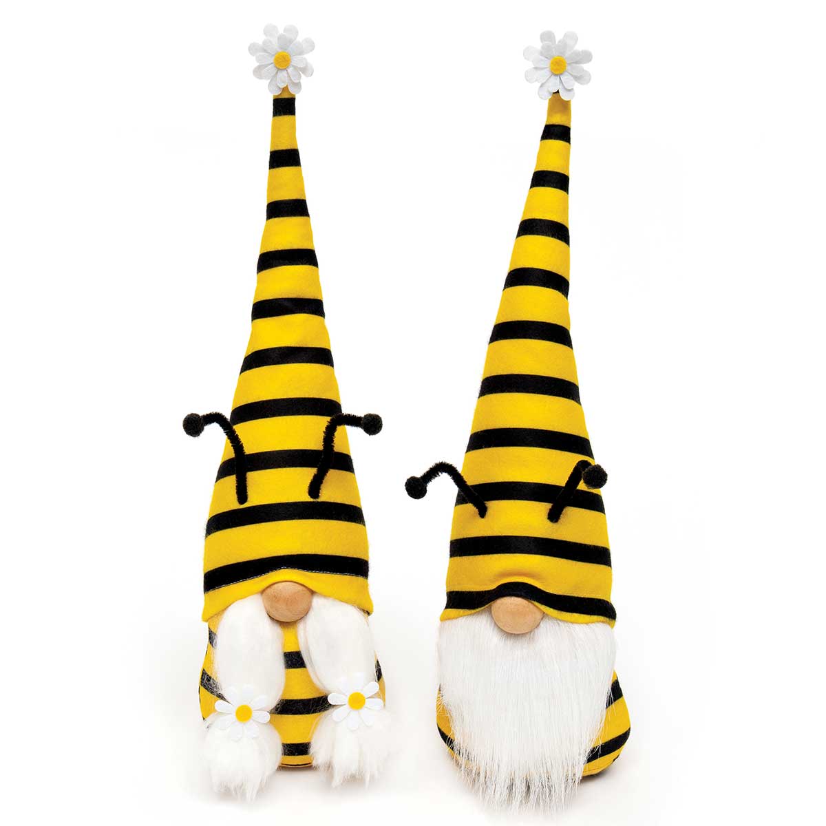 b50 Buzz The Bee Gnome with Yellow/Black Striped 16"