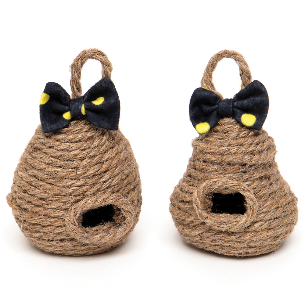 Skep with Bow Set of 2