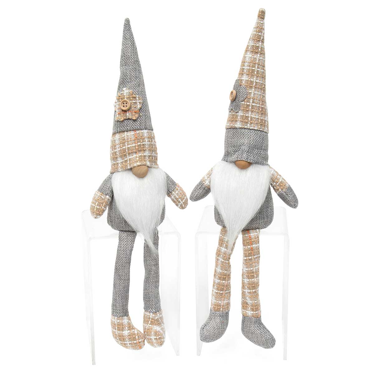 !Sunshine Boys Gnome with Wood Nose 14"