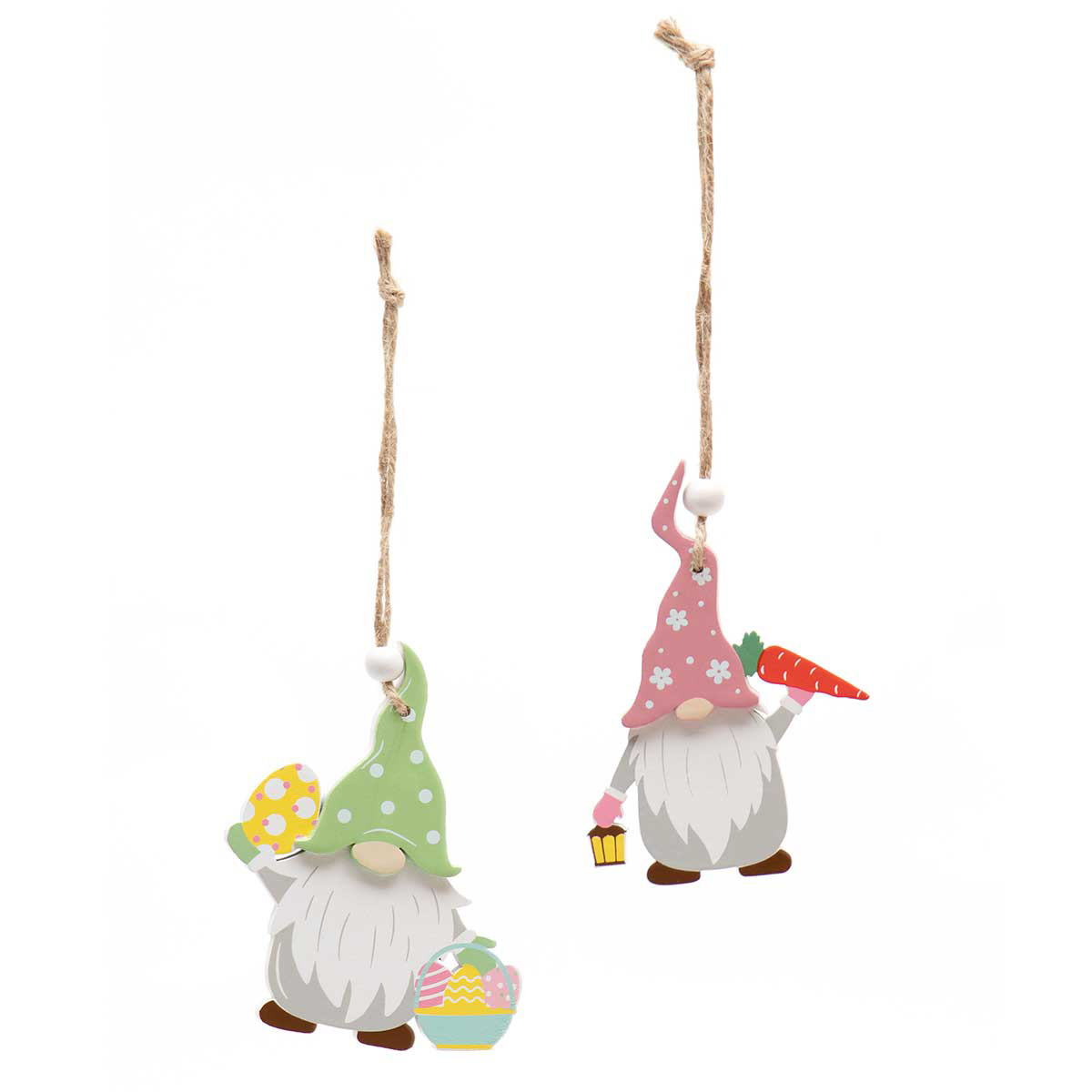 b50 Easter Gnomes Ornament with Carrot/Eggs