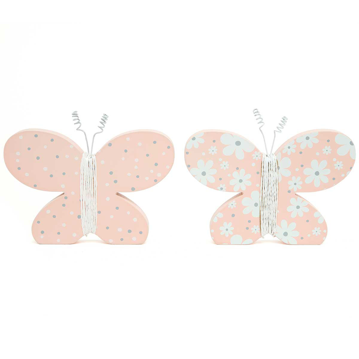 WHOOPSIE WOOD BUTTERFLY SIT-A-BOUT PINK/WHITE