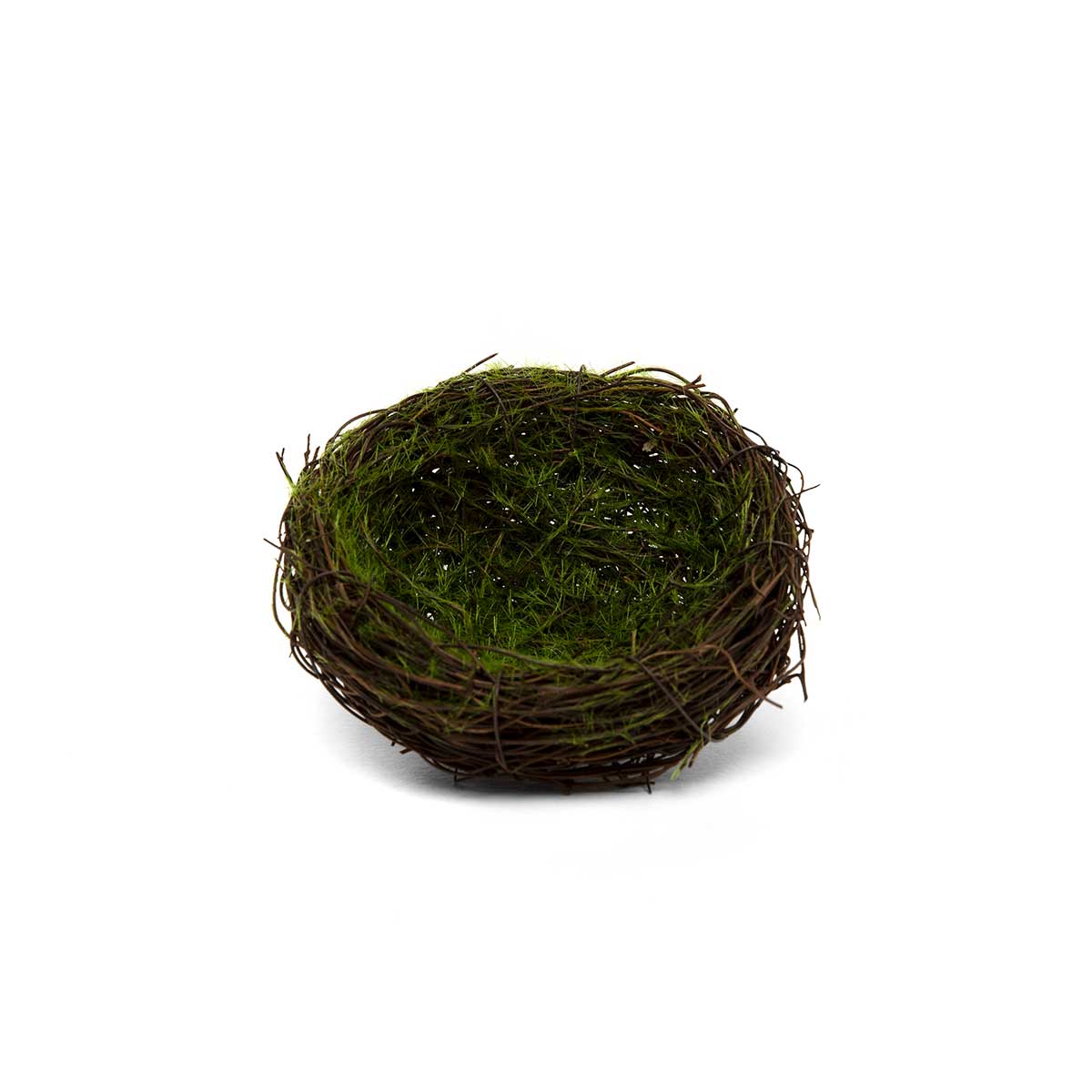 TWIG NEST MOSSY SMALL 4IN X 1.5IN TWIG/WOOD