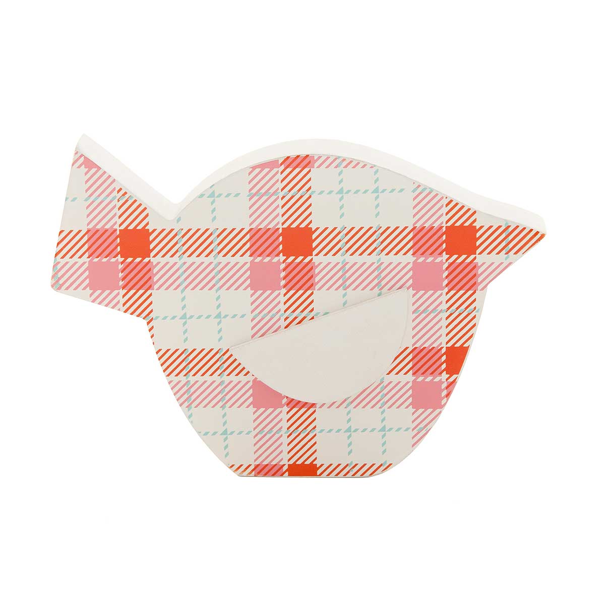 CORAL FAIR WOOD CHICKADEE SIT-A-BOUT CORAL/WHITE/BLUE