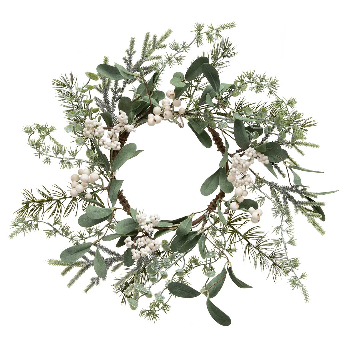 !WINTER BERRY AND MIXED WREATH 16"