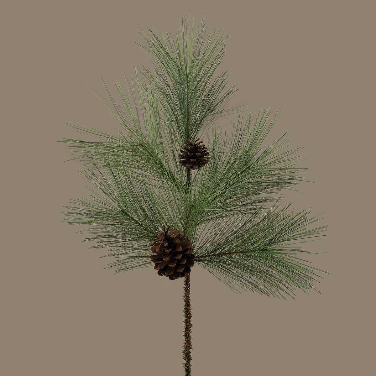 SPRAY WHITE PINE WITH PINECONE 17IN X 28IN GREEN PVC