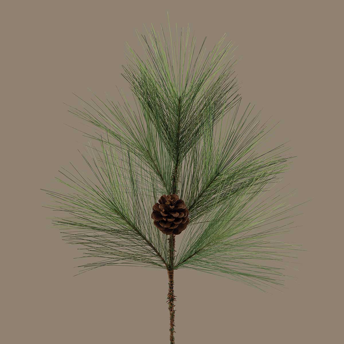 PIK WHITE PINE WITH PINECONE 13IN X 22IN GREEN PVC