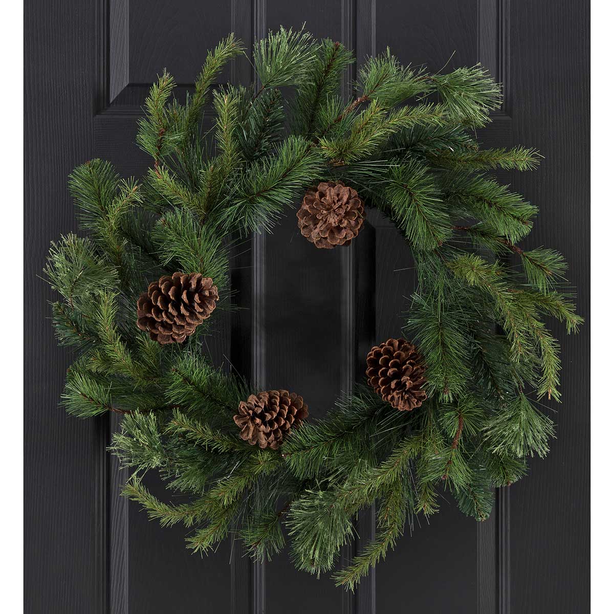 WREATH AUSTRIAN PINE MIX 28IN (INNER RING 13IN) - Click Image to Close