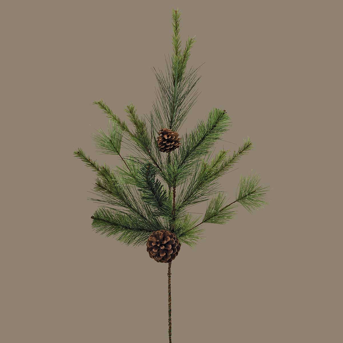 SPRAY AUSTRIAN PINE MIX 16IN X 30IN GREEN PVC/PINECONE - Click Image to Close