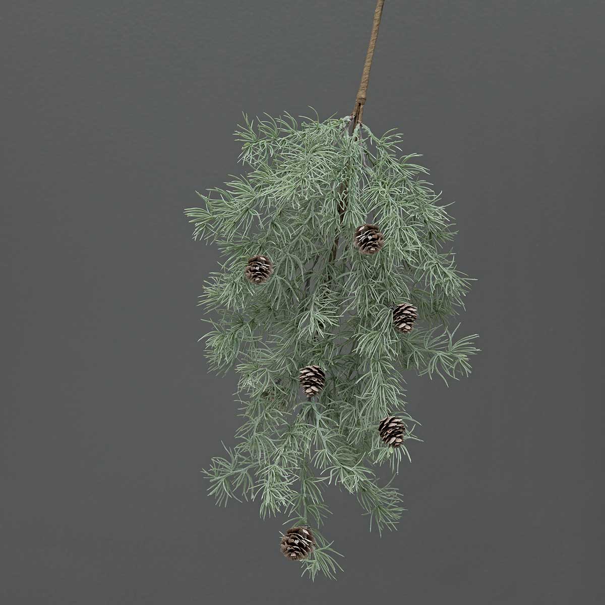 WEEPING PINE SPRAY WITH PINECONES 12"X32" - Click Image to Close