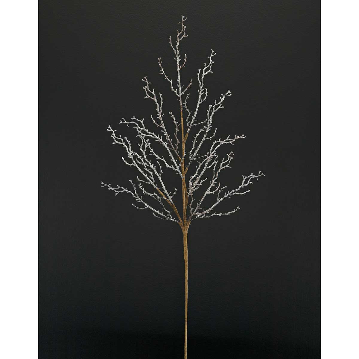 ICED FAUX TWIG SPRAY WITH GLITTER AND MICA 12"X38"